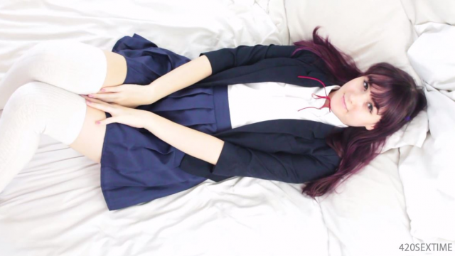 Doki Doki Yuri Masturbation w 2 Orgasms video from 420sextime