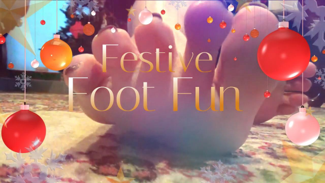 Festive Foot Fun! video from Addicting Ally