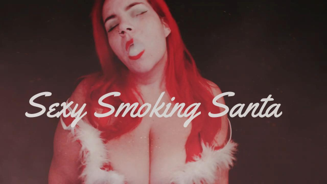 Sexy Smoking Santa video from Addicting Ally