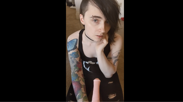 POV: your trans girlfriend sucks you off video from Flora
