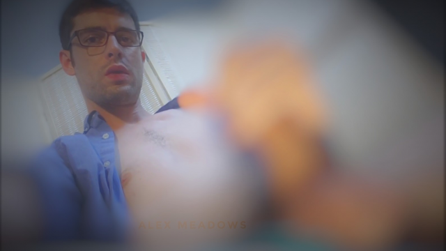 Wearing Blue Thong - Big Glob of Cum video from