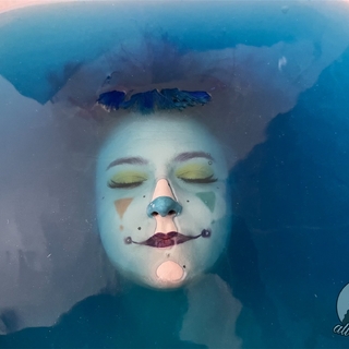 Clown in the bath photo gallery by Alice Bean