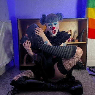 Clown With dildos photo gallery by Alice Bean