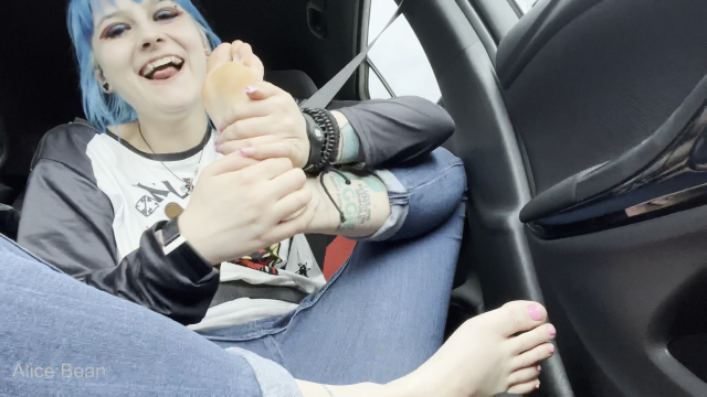 CAR FOOT WORSHIP video from Alice Bean