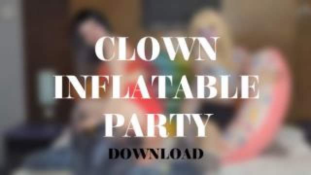CLOWN INFLATABLE PARTY video from Alice Bean
