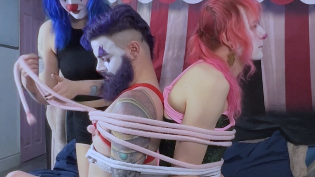 Clown Learns Bondage BTS video from Alice Bean