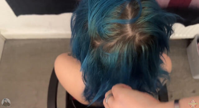 POV Haircut video from Alice Bean