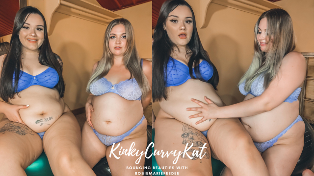 Bouncing Beauties with RosieMarieFeedee video from KinkyCurvyKat