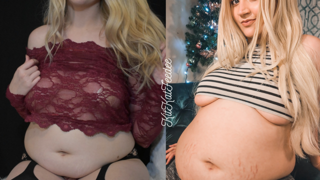 KitKatFeedee 2020 Weight Gain Compilation Part 2 video from KinkyCurvyKat