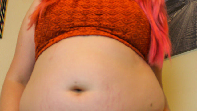 KitKatFeedee Inside the Dressing Room video from KinkyCurvyKat