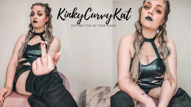 Putting You In Your Place video from KinkyCurvyKat