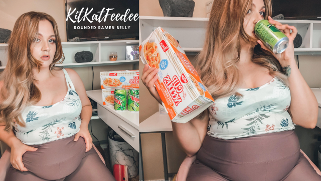 Rounded Ramen Belly video from KinkyCurvyKat