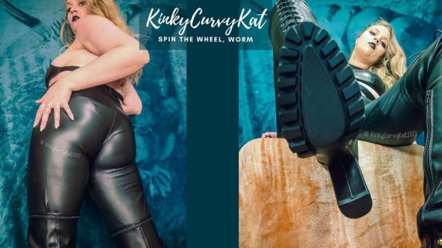 Spin the Wheel, Worm video from KinkyCurvyKat
