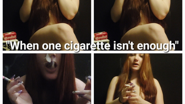 When one cigarette isn't enough video from Ally Lust