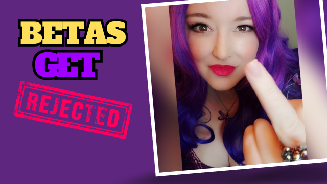 Betas Get Rejected  - Mesmerize Finger Flip Goddess video from Mistress Amethyst
