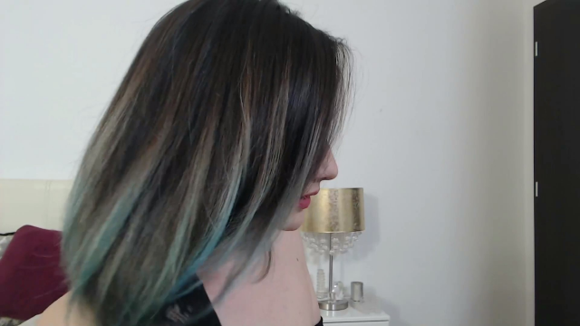 Playing with my hair and brushing it video from AnaHathor