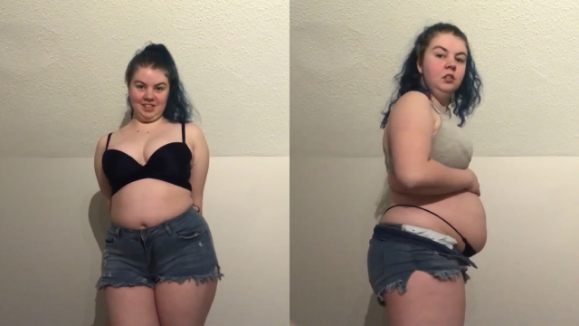 Bra & Belly Fetish video from AnnaBubbly