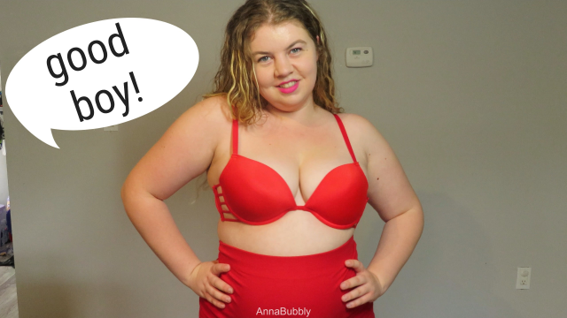 Good Boy JOI video from AnnaBubbly