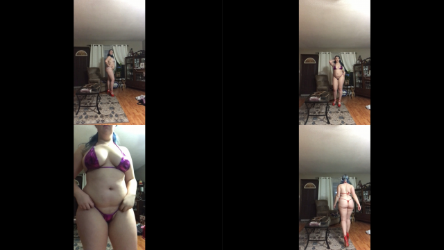 New Micro-bikinis: Modelling in Heels video from AnnaBubbly