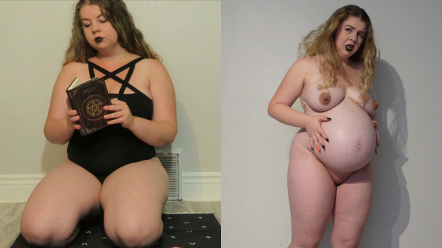 Witchcraft Gone Wrong Growing Pregnancy video from AnnaBubbly