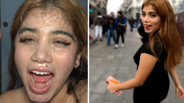 Cumwalk With Submissive Latina Teen Picked Up In The Street video from Antonio Mallorca