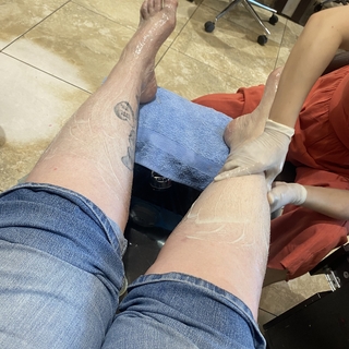 Bbw gets a pedicure photo gallery by Secret Slut