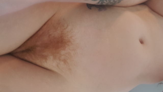 Playing with my wet hairy ginger pussy plus buttplug video from Ariel Silver