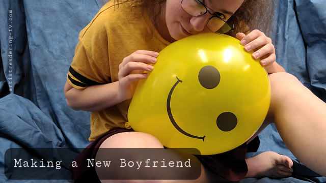 Making a Balloon Boyfriend to get over getting Dumped video from The Artist Next Door