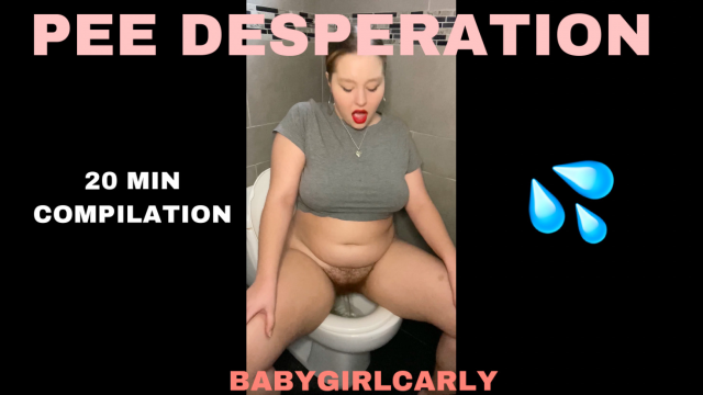 Pee Desperation Compilation video from Carly
