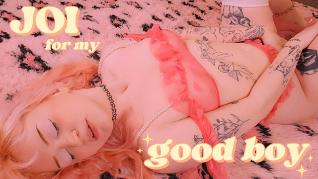 joi for my good boy video from Squeezypeach