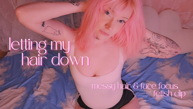 letting my hair down video from Squeezypeach