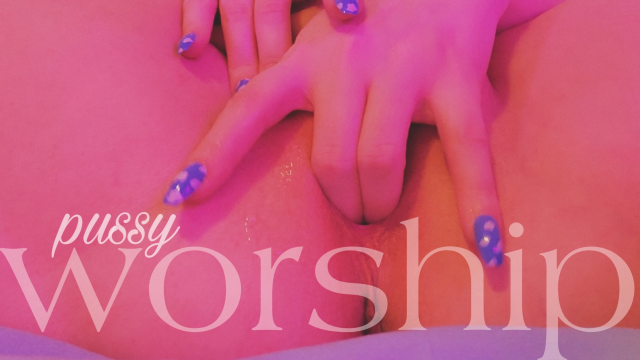 pussy worship video from Squeezypeach