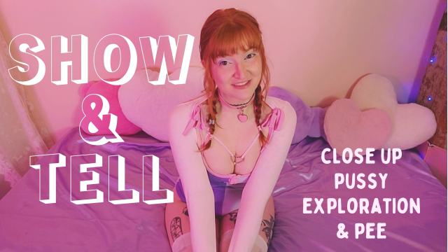 show and tell video from Squeezypeach