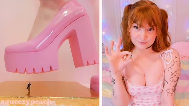 stuck to my heel video from Squeezypeach