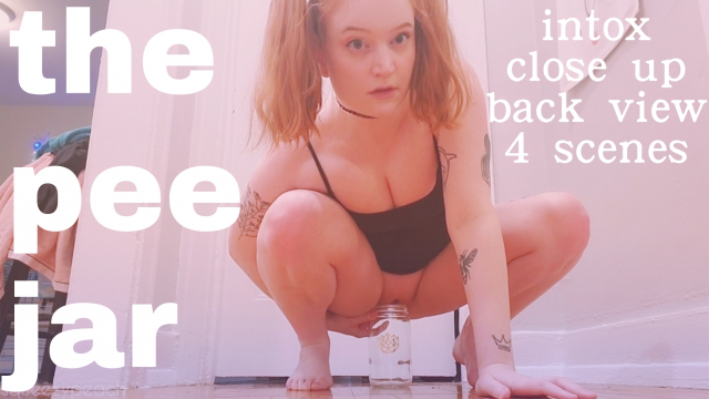 the pee jar 2 video from Squeezypeach