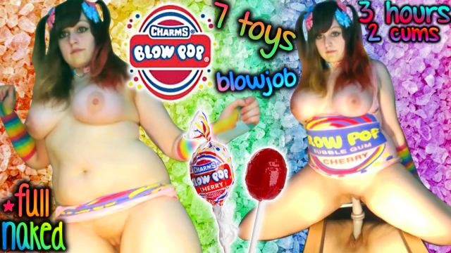 BlowPop FULL NAKED TUMMY Mirror Fuck BJ! video from BabyZelda