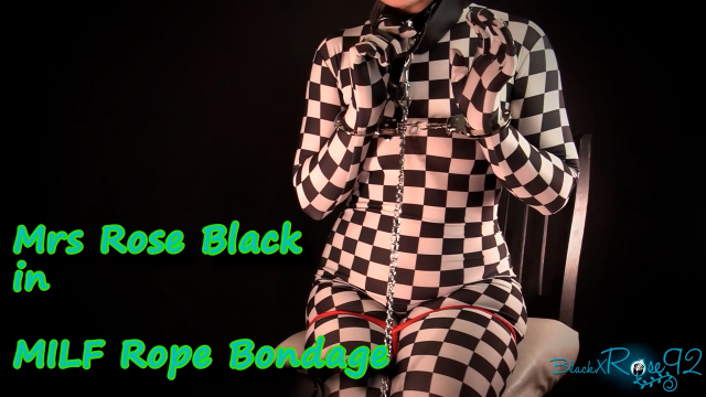 MILF Rope Bondage video from BlackxRose92
