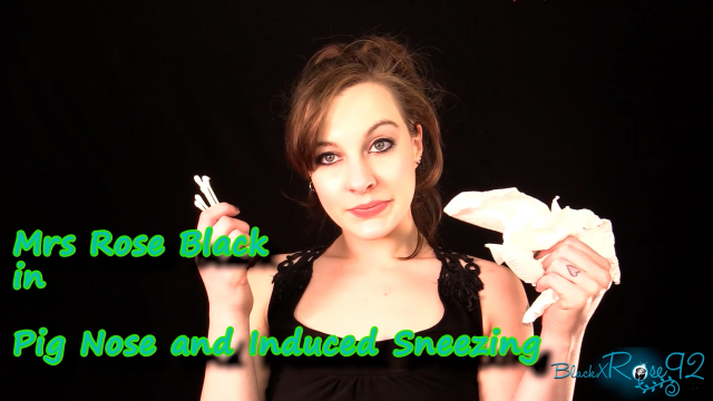Pig Nose And Induced Sneezing video from BlackxRose92