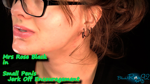 Small Penis Jerk Off Encouragement video from BlackxRose92
