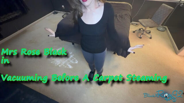 Vacuuming Before A Carpet Steaming 2 video from BlackxRose92