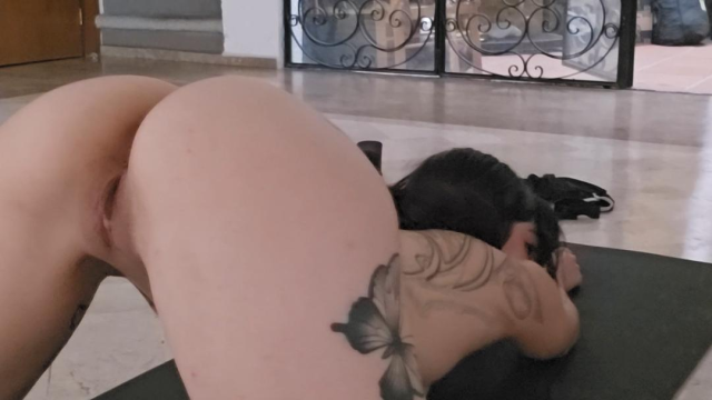 Naked Yoga Session video from BloodyBlossom