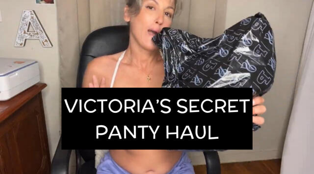 New Victorias Secret Panty Haul video