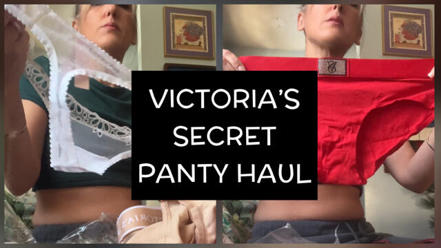 New Victorias Secret Panty & Thong Non Nude Shopping Haul video from Bootygirl229