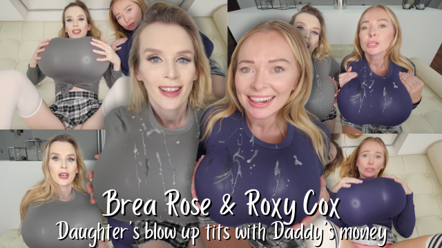 Step-daughter's blow up tits with step-daddy's money video from Brea Rose