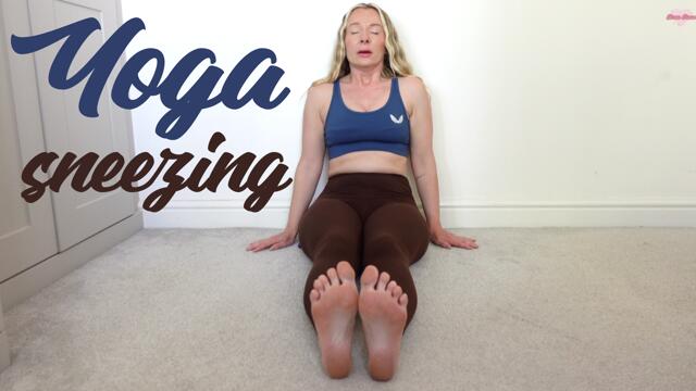 Yoga sneezing video from Brea Rose