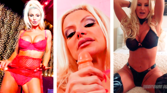 Stunning Busty Blonde Brittany Andrews Masturbates With A Big Dildo! video from Brittany Andrews