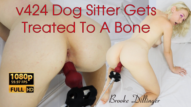 v424 Dog Sitter Gets Treated To A Bone video from Brooke Dillinger