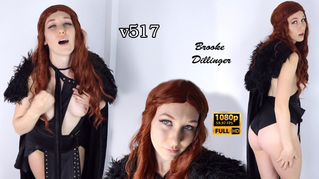 v517 Sansa Stark Catches You Spying JOI video from Brooke Dillinger
