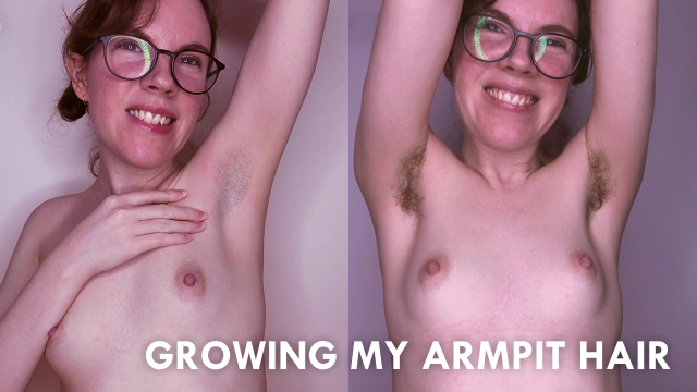 50 Days of Growing my Armpit Hair video from CalliRoseXO