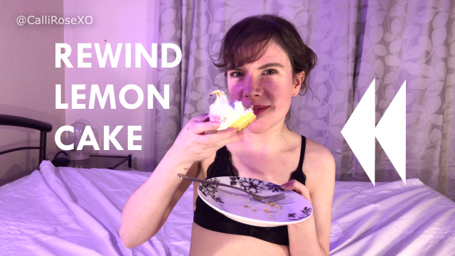 Rewind Lemon Cake video from CalliRoseXO